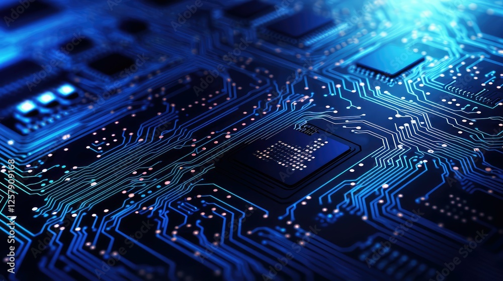 close circuit background blue close circuit background blue