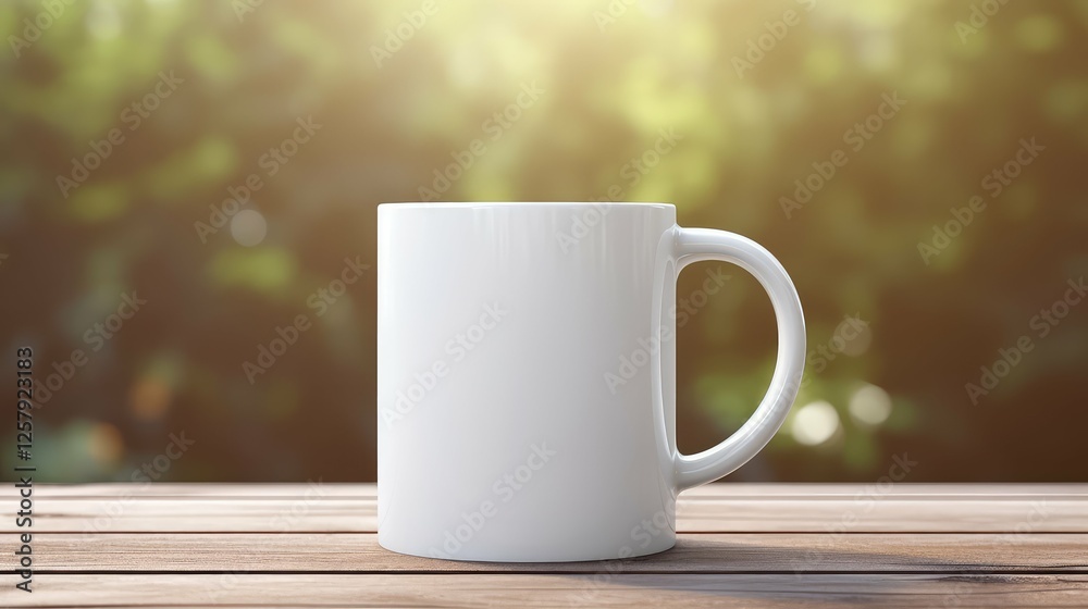 Obraz premium mockup coffee cup mock-up template