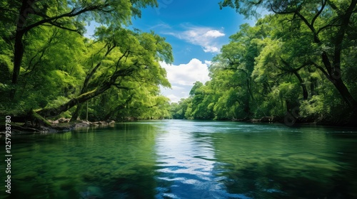 river sky and water