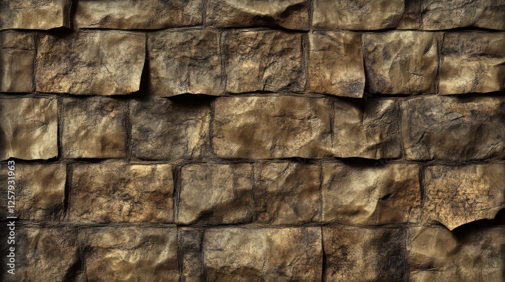 Brown textured stone wall facade background. Brown textured stone wall facade background.