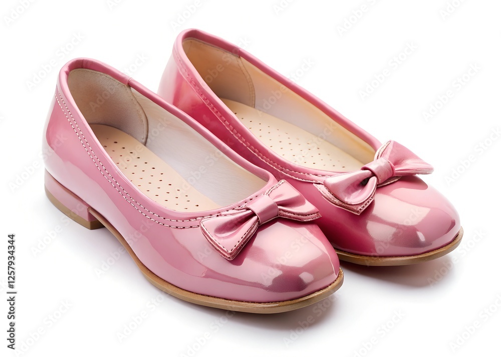 pair of ladies shoe isolated on a white background pair of ladies shoe isolated on a white background