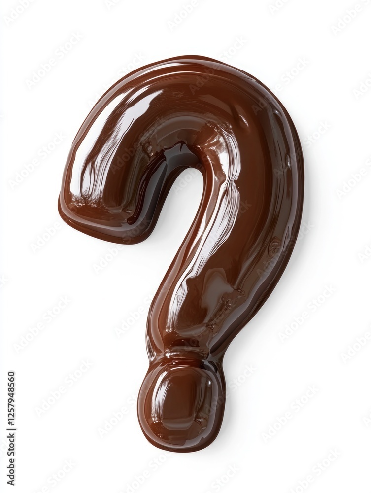 Chocolate Question Mark Chocolate Question Mark