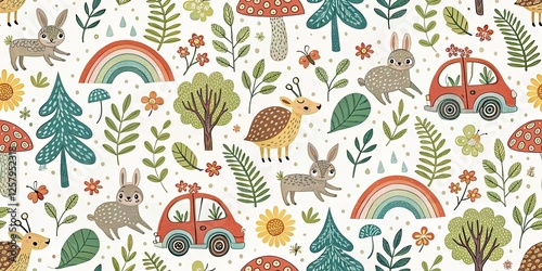 Eco-Friendly Animal Print Air Purifier Design: Small Animal Patterns for Clean Air