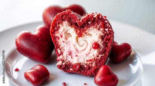 heart shaped chocolate cake