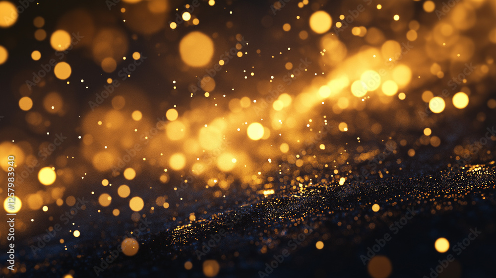 Obraz premium golden glitter background texture abstract