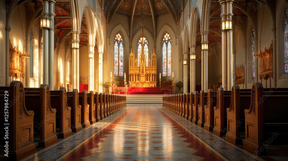 Obraz premium beauty catholic light