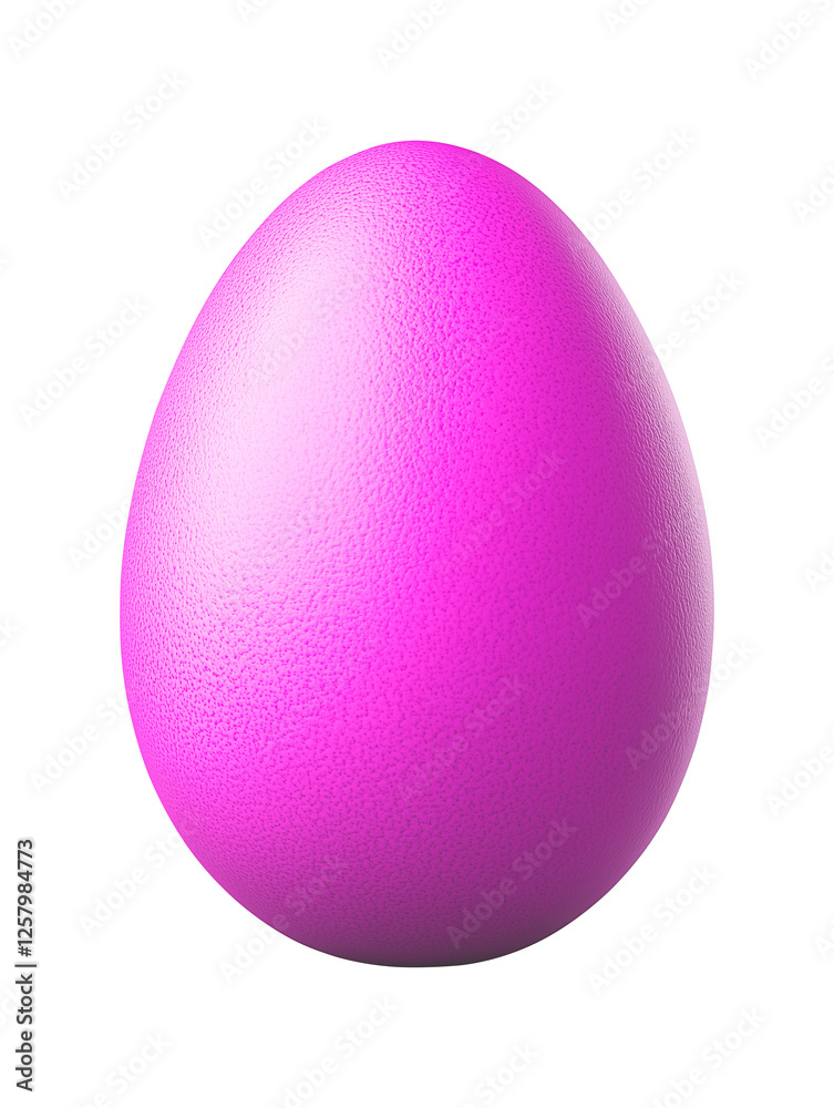 Vibrant pink Easter egg, Easter egg isolated on white or transparent background png image Vibrant pink Easter egg, Easter egg isolated on white or transparent background png image