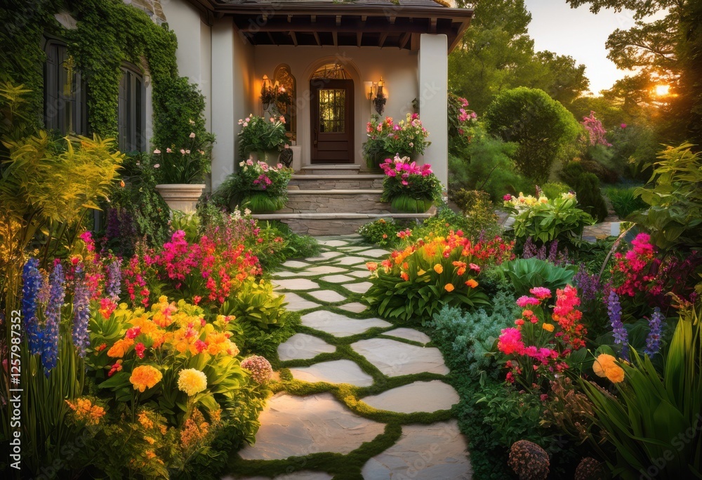 stunning plant arrangements showcasing vibrant flora exquisite residential backyard settings lush outdoor aesthetic, blossom, bloom, botanical, cactus, garden stunning plant arrangements showcasing vibrant flora exquisite residential backyard settings lush outdoor aesthetic, blossom, bloom, botanical, cactus, garden