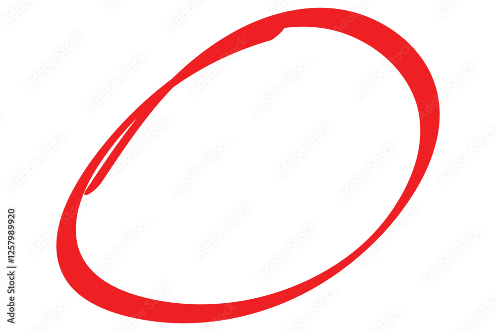 Red circle pen draw. Highlight hand drawn circle isolated on white background. Brush marker pen round ovals. Handwritten red oval frame. For marker pen, pencil, logo and text check vector illustration Red circle pen draw. Highlight hand drawn circle isolated on white background. Brush marker pen round ovals. Handwritten red oval frame. For marker pen, pencil, logo and text check vector illustration