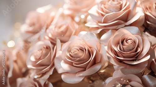 hue rose gold flower