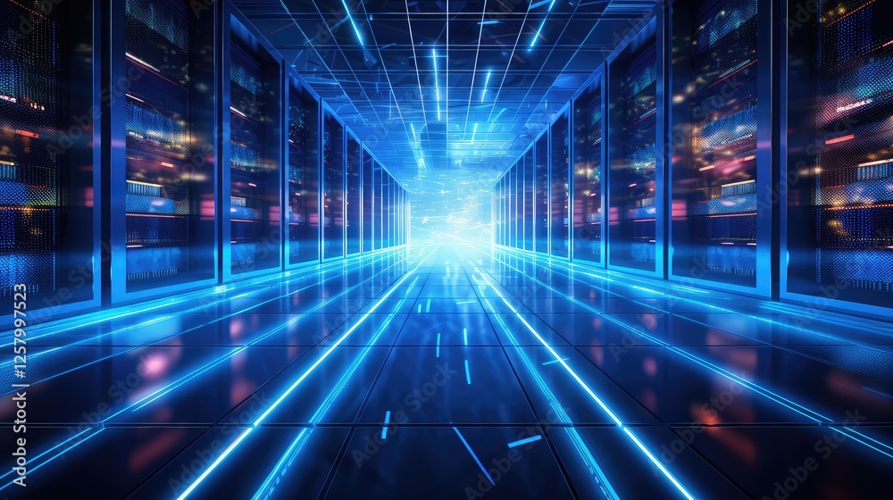 network data center floor