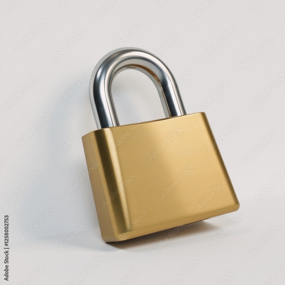 Fototapeta premium A high-quality illustration of a verified padlock representing cybersecurity protection