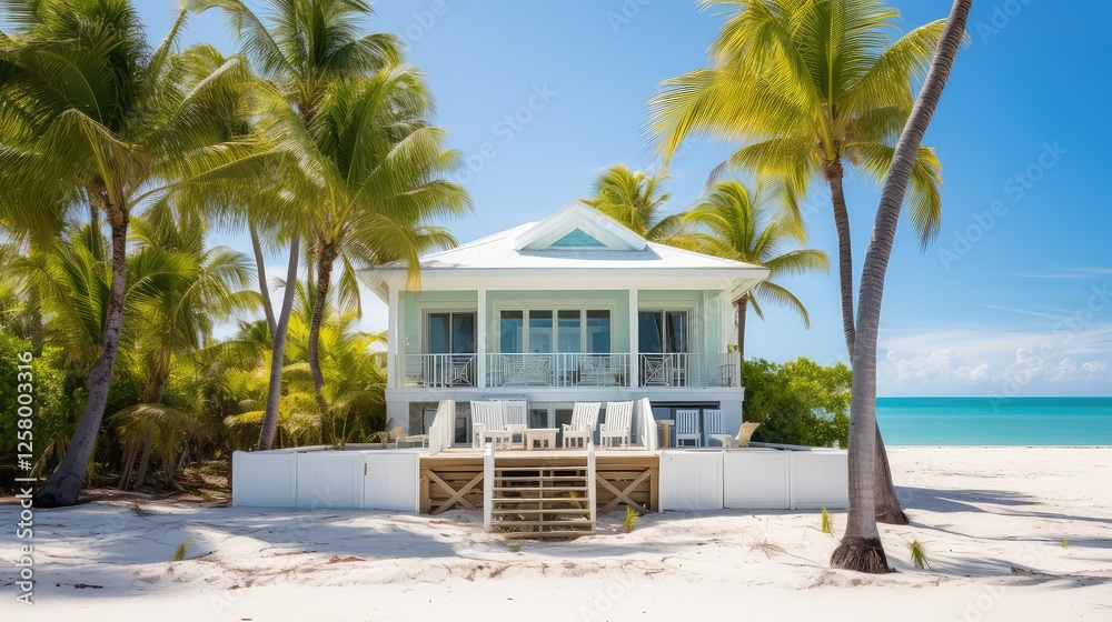 Fototapeta premium ocean beach house south florida