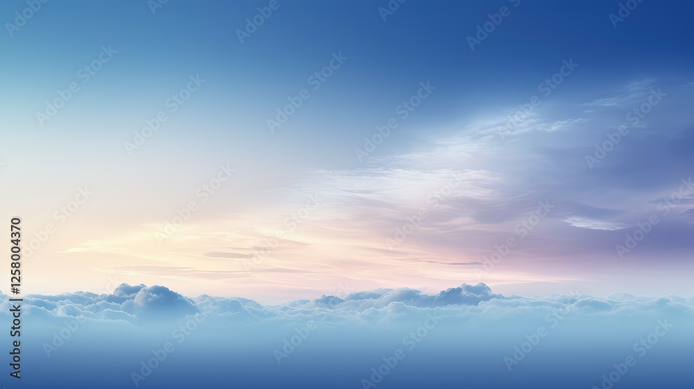Fototapeta premium sun blue gray gradient