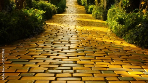 scarecrow wizard of oz yellow brick road