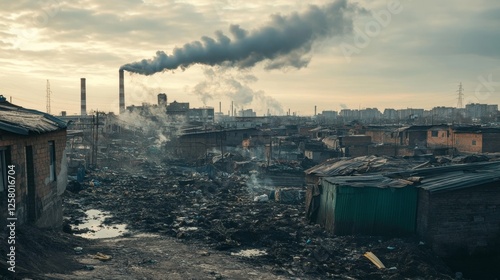 Industrial Pollution in a Slums