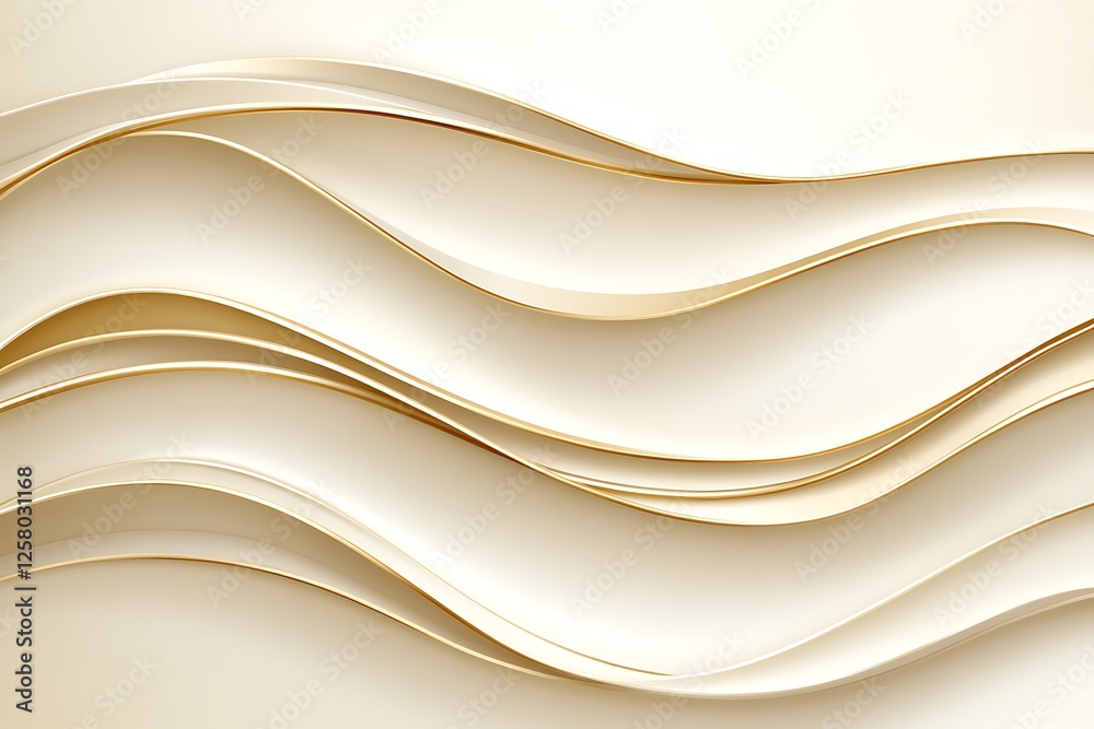 Fototapeta premium Elegant abstract background texture with wavy patterns minimalist design digital art