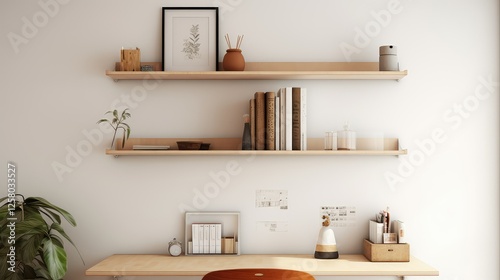shelf minimal office