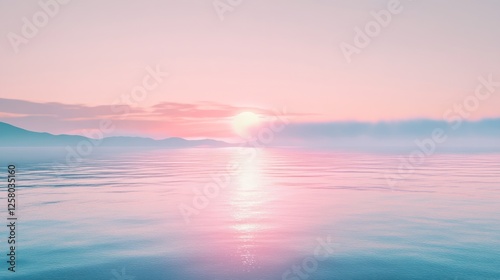 A soft pastel gradient blending light blue to pink, creating a soothing and calming visual for relaxation.