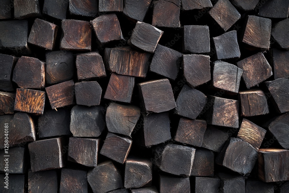 Briquette. Alternative Biofuel Source: Compressed Biomass Briquettes for Clean Burning Briquette. Alternative Biofuel Source: Compressed Biomass Briquettes for Clean Burning