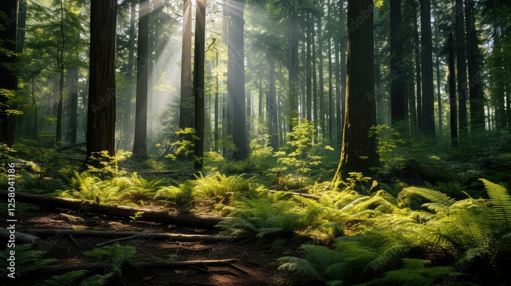 Obraz premium sunlight background plants