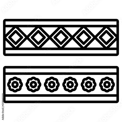 벽지 띠지 아이콘