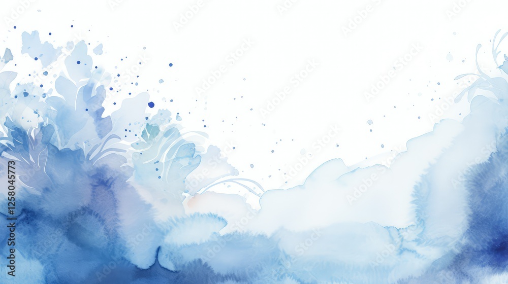 artistic blue page border artistic blue page border