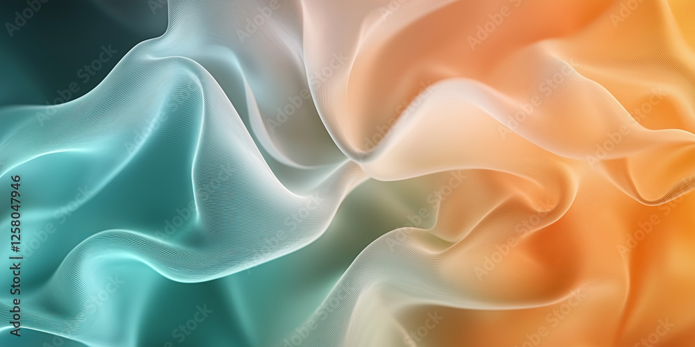 Obraz premium Abstract Fabric Texture Gradient Design