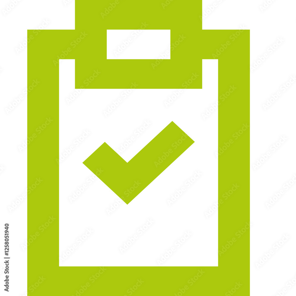 Fileboard Done icon logo design Fileboard Done icon logo design