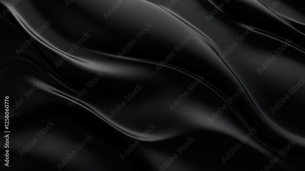 Fototapeta premium Black matte background, smooth and non-reflective