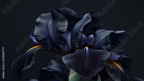 Black irises