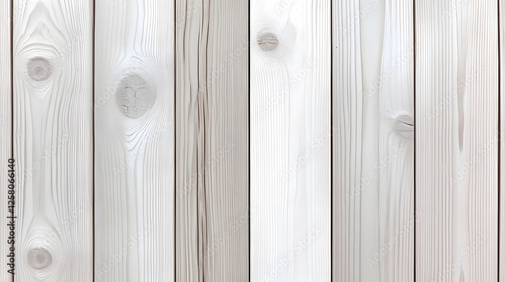 Obraz premium Light Beige Wooden Planks Texture Background Seamless Pattern