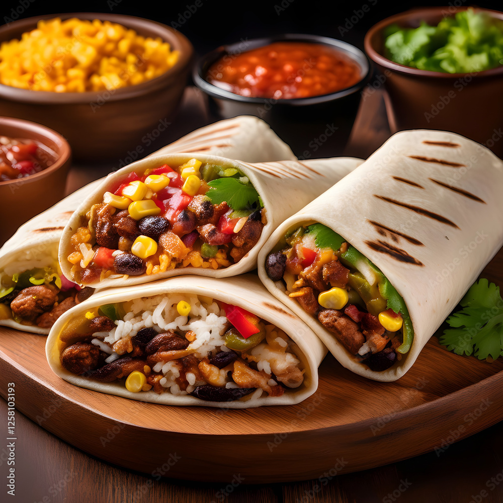 Maxican Chicken Burrito Maxican Chicken Burrito