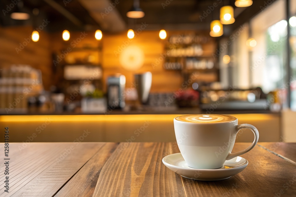 A Cozy Latte Moment Captured in a Bright, Inviting Coffee Shop Atmosphere with Soft Lighting A Cozy Latte Moment Captured in a Bright, Inviting Coffee Shop Atmosphere with Soft Lighting