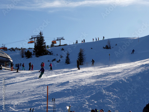 Grießenkareckabfahrt in Richtung Flachau