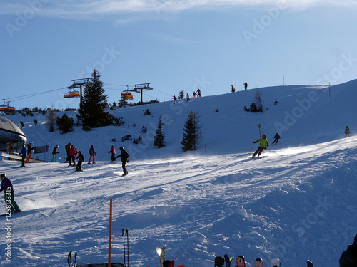 Grießenkareckabfahrt in Richtung Flachau