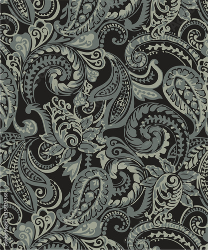 pasley textile pattern design texture,pasley textile pattern design, Magical Traditional Paisleys Seamless Pattern for wallpaper design or fabric textile printing.