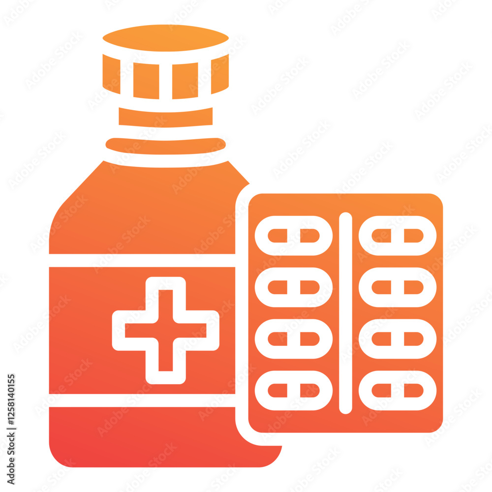 Obraz premium Pharmaceutical Icon