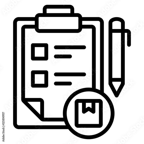 Checklist Outline Icon