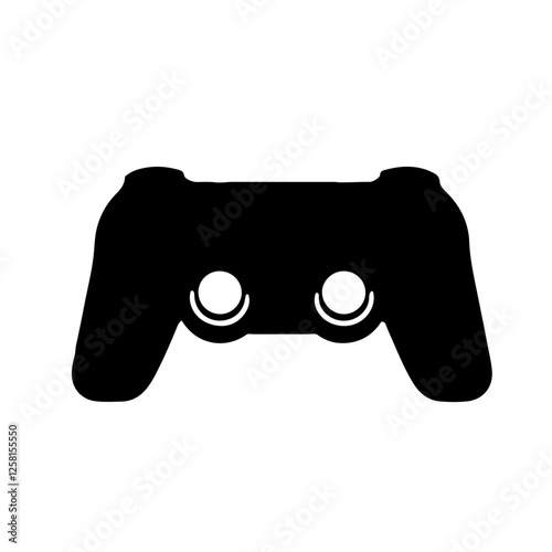 Joystick gamepad icon silhouette vector icon sign symbol illustration design.