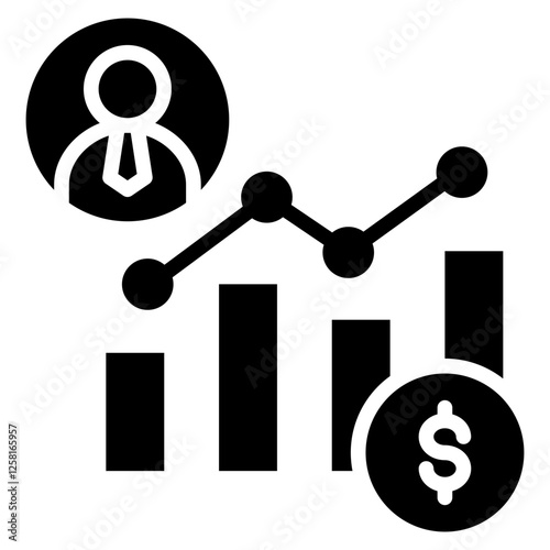 Business Glyph Icon