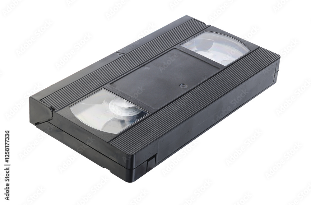 Classic video cassette isolated on white background. Classic video cassette isolated on white background.