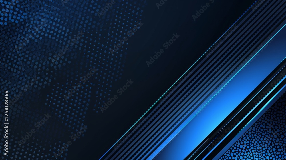 Abstract Blue background with dots and dashes for design. Banner template with white center text area. Ideal for contemporary designs. Abstract Blue background with dots and dashes for design. Banner template with white center text area. Ideal for contemporary designs.