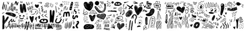 Modern Arrow doodle design with a modern twist. Hand-drawn old school tattoo infused with modern elements. Trendy hipster icon with a funny design, incorporating brush strokes and texture. Cartoon