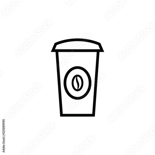 coffee cup, icon, flat, sticker label minimalist design for digital and print projects
 Graphic Design Icons Making a Huge Impact on Visual Aesthetics