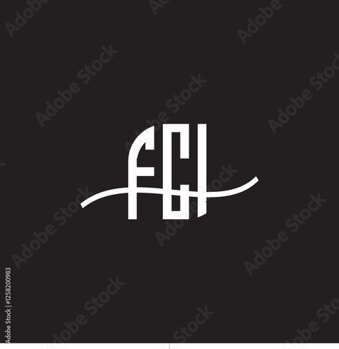 F   letter logo design with white background in illustrator, vector logo modern alphabet font