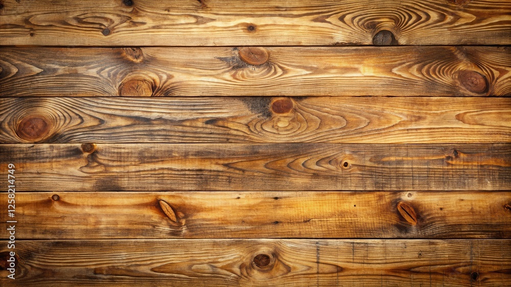Naklejka premium A Rustic Wooden Plank Background with Knots and Grain