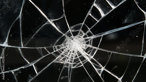 Abstract shattering broken glass for overlay textures background.
