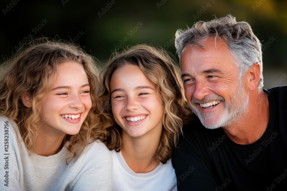 A cheerful family gathered together, laughing and enjoying each other's company in a joyful moment that highlights their close relationship and fun interactions. A cheerful family gathered together, laughing and enjoying each other's company in a joyful moment that highlights their close relationship and fun interactions.