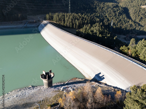 Storage power station Kühtai in Tirol, Austria photo